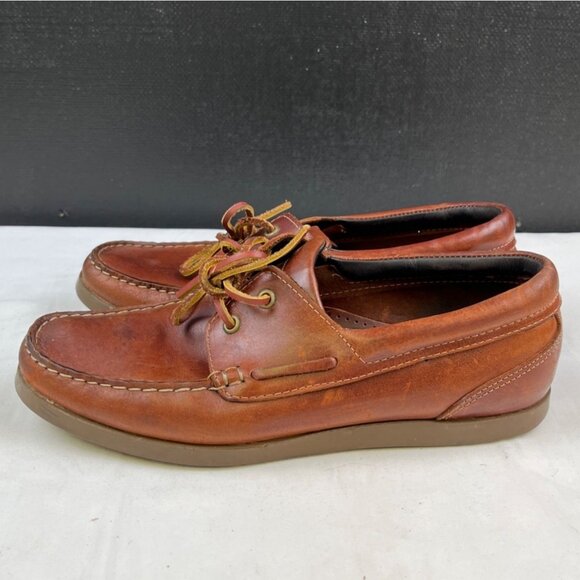 Gonzalez Hand Made Men's Brown Shoes/Loafers Sz 9 SKU 4711 - Picture 3 of 7